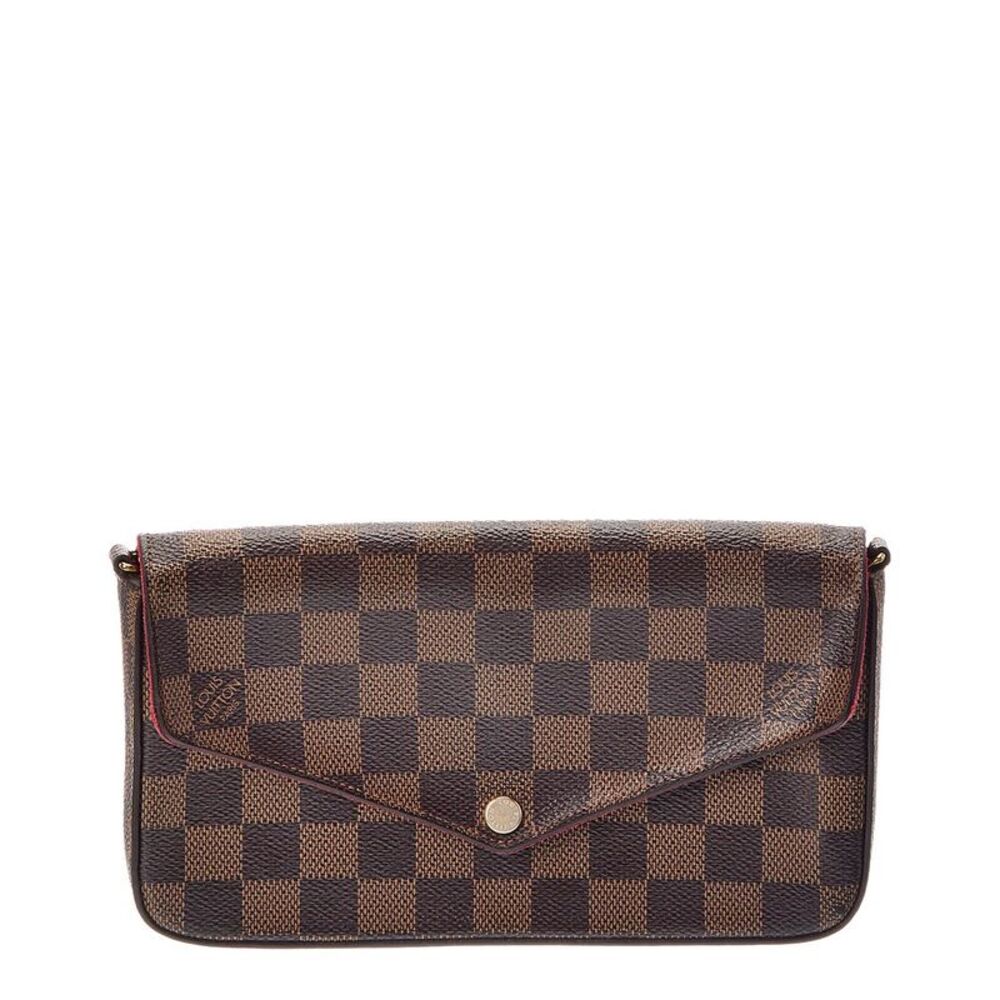 Louis Vuitton Brown Damier Ebene Félicie Pochette (Authentic Pre-Loved)